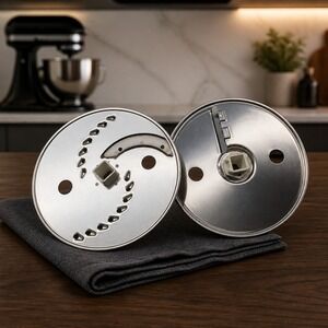 Moulinex La Machine II LM2 Slicing Shredding Disc Set Replacement Parts Vintage
